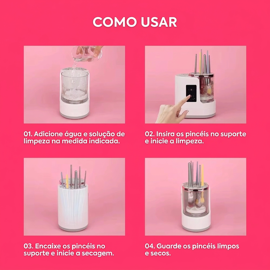 Como usar em quatro passos